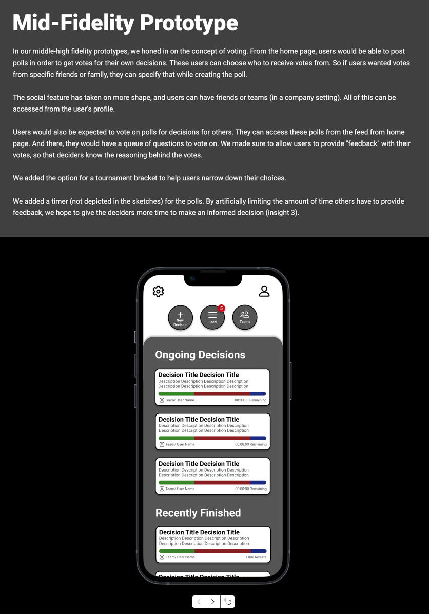 Decision Making App Design Project — photo 4